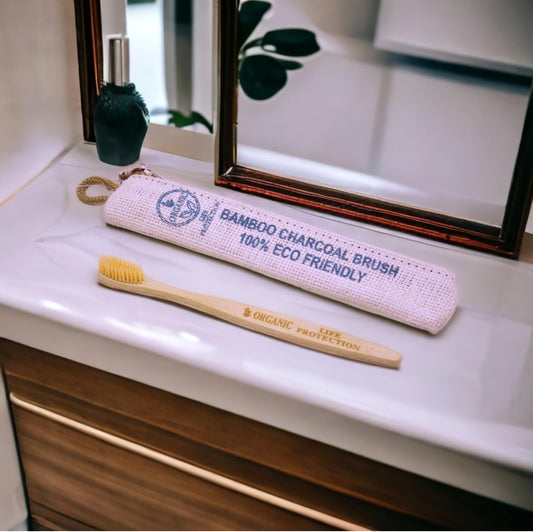 Bamboo Toothbrush Ultra Soft yellow Bristles ( 2 pieces )