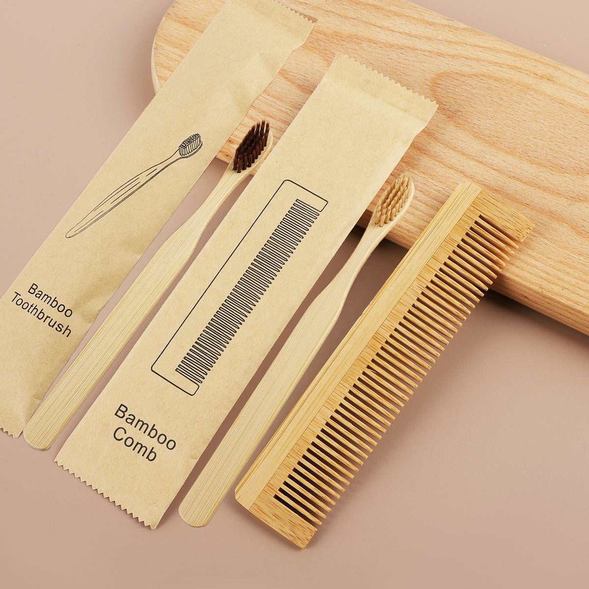 Bamboo Comb | Bamboo Toothbrush Natural