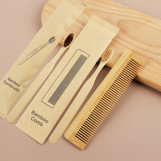 Bamboo Comb | Bamboo Toothbrush Natural